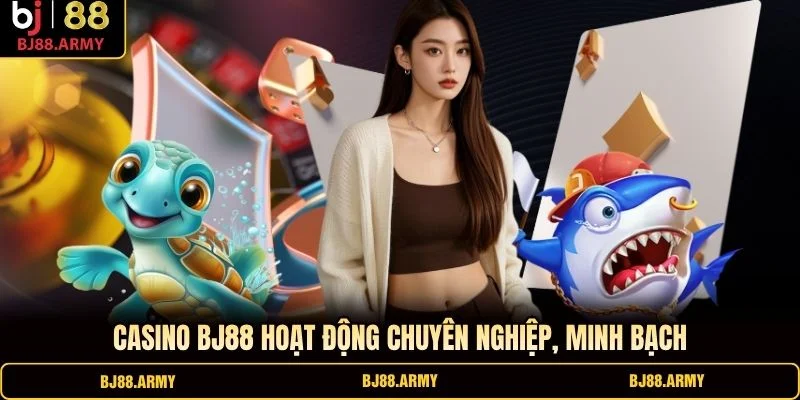 Casino BJ88 hoạt động chuyên nghiệp, minh bạch