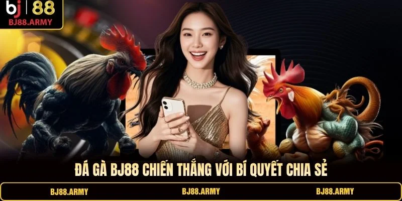 Đá gà BJ88 chiến thắng với bí quyết chia sẻ